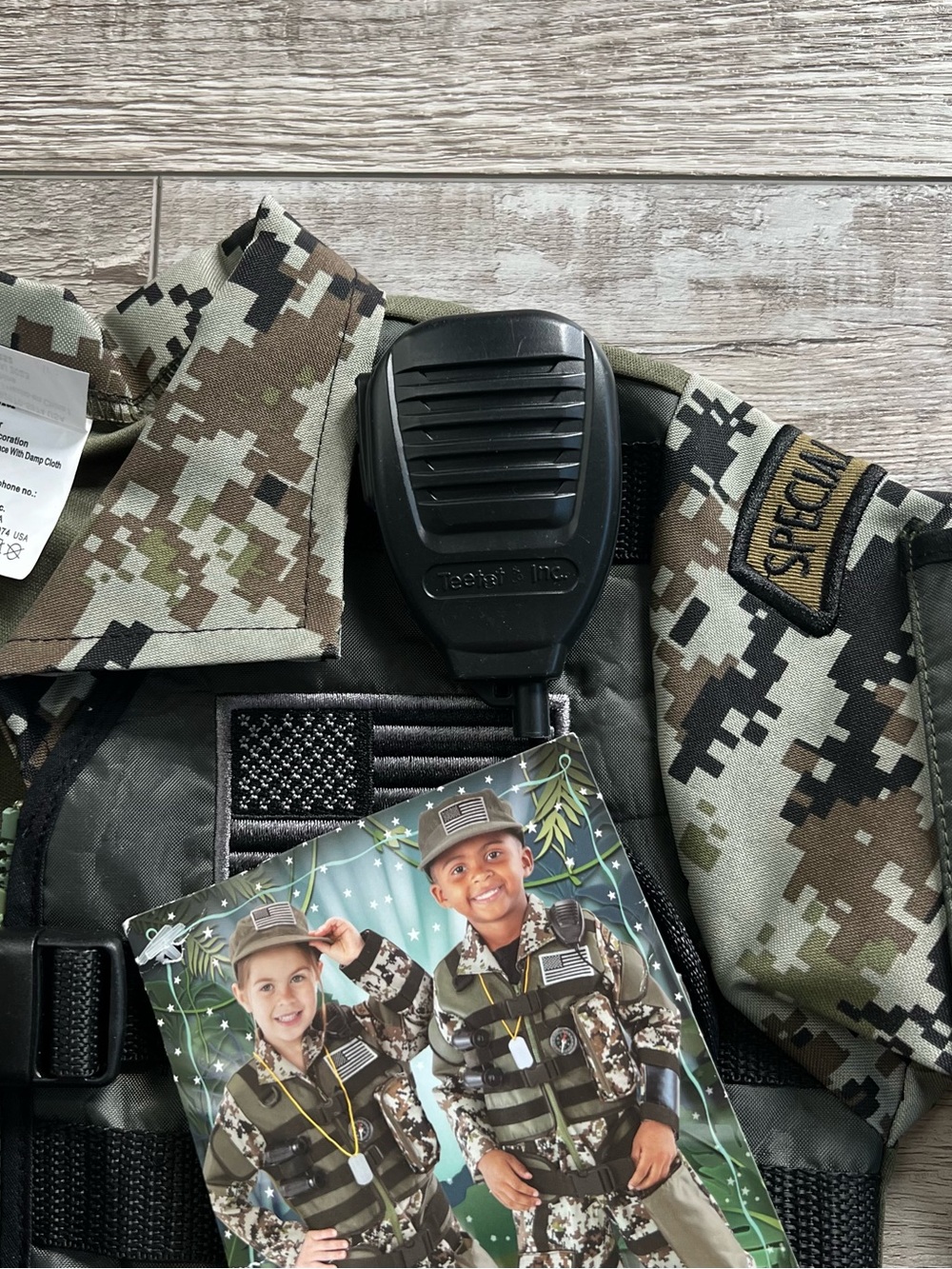 NWT Teetot & Co., Inc. Forest Camo Special Forces Costume Size 3/4 - Picture 7 of 8